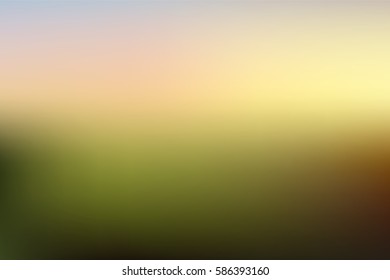 A nature landscape blurred background vector illustration.