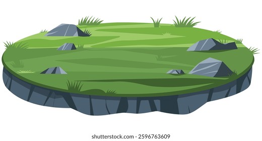 Nature landscape icon isolated vector illustration on white background