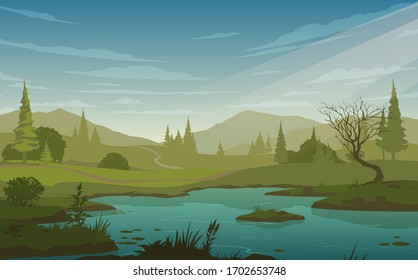 213,548 Lake Stock Vectors, Images & Vector Art | Shutterstock