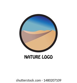 Nature Landscape Vector Logo Template
