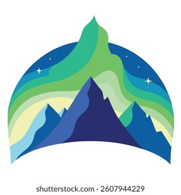 Nature and Landscapes Vector Illustrations