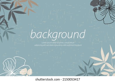 nature leaf abstract green background art design composition  illustration vector