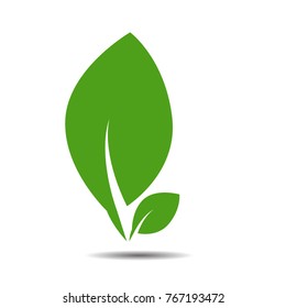 	
nature leaf circle logo icon, vector design for cosmetic, fod product, herb