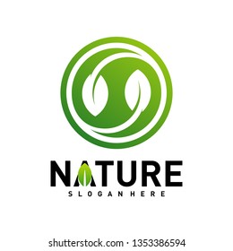 Nature Leaf Green Logo Design Concepts. Environment Logo Template Vector. Icon Symbol