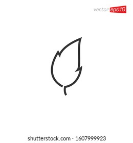 Nature Leaf Icon Logo Design Template