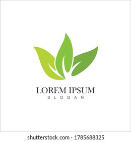  Nature leaf icon logo vector template