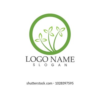 Nature leaf icon sign logo