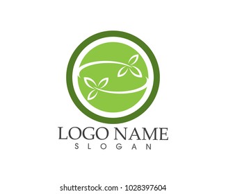 Nature leaf icon sign logo