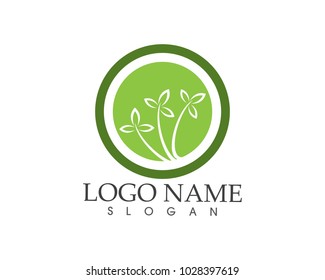 Nature leaf icon sign logo