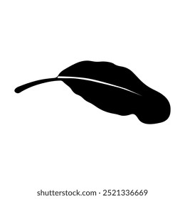 nature leaf icon silhouette vector