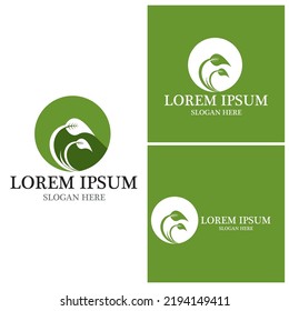 Nature leaf icon and symbol template vector