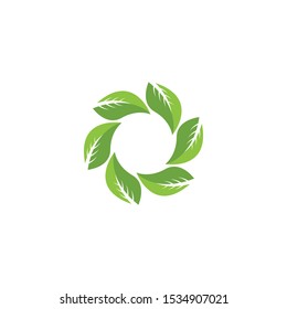 Nature leaf icon and symbol vector illustration