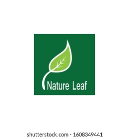 Nature leaf icon and symbol vector illustration
