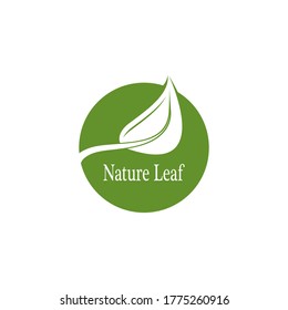 Nature leaf icon and symbol vector illustration