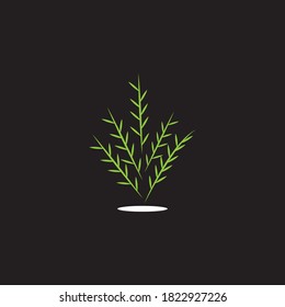 Nature leaf icon and symbol vector illustration