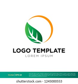 Nature Leaf Icon Vector Logo Template Illustration Design. Vector EPS 10.