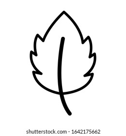 Nature leaf icon vector sign and symbol on trendy design