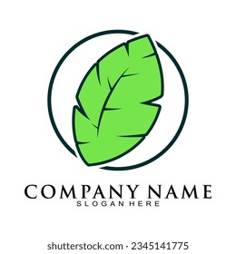Logo vectorial de ilustración de la naturaleza