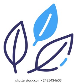 Symbol für Natur-Blattzeile
