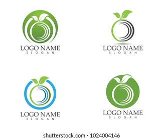 Nature leaf logo design