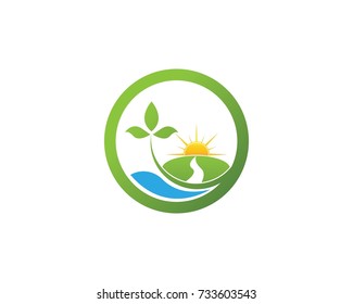 Nature leaf logo design