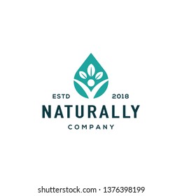 Nature leaf logo design concept. Universal leaf design.