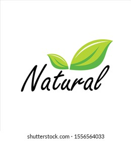 Nature leaf logo design concept,  logo design inspiration