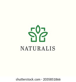 Nature leaf logo design concept. Web Symbol Logo Template Design Element.