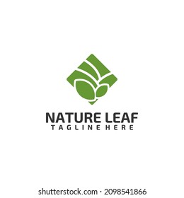 Nature Leaf Logo Design Concept Vector Isolated in White Background