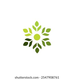 nature leaf logo design. environment logo. ecology logo template 