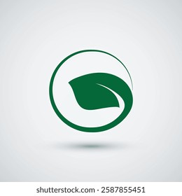 nature leaf logo design icon template