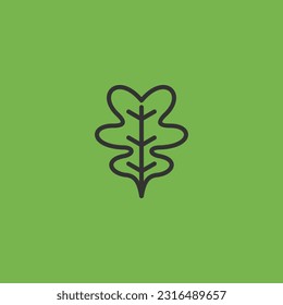 inspiración para el diseño del logo de la hoja de naturaleza