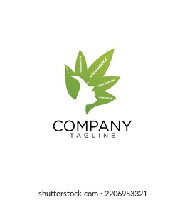 nature leaf logo design and premium vector templates