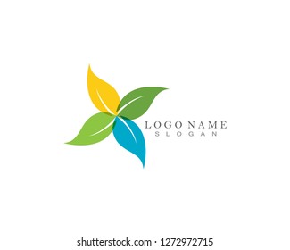 Nature Leaf Logo design template