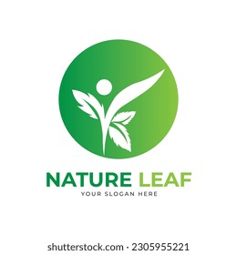 Nature Leaf Logo design vector template