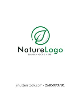 Nature leaf logo design vector illustration, Leave icon logotype