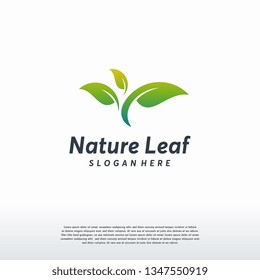 Nature Leaf logo designs concept vector, Agriculture logo symbol