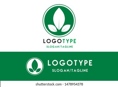 Nature Leaf logo designs, Simple leaf logo symbol. Natural, eco food. Organic food badges in vector. Vector logos. Natural logos with leaves. Creative Green Natural Logo temp