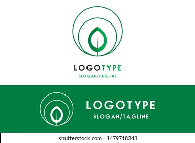 Nature Leaf logo designs, Simple leaf logo symbol. Natural, eco food. Organic food badges in vector. Vector logos. Natural logos with leaves. Creative Green Natural Logo temp