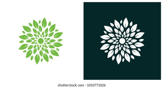 nature leaf logo, environment logo , ecology logo template designs