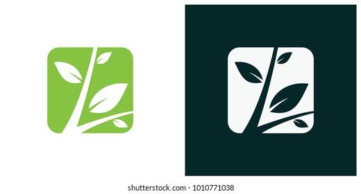 nature leaf logo, environment logo , ecology logo template designs