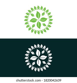 nature leaf logo, environment logo , ecology logo template designs