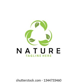 nature leaf logo icon