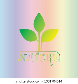 Nature leaf logo icon design