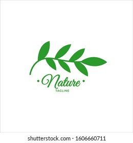 nature leaf logo icon design
