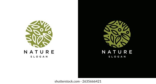 Nature Leaf Logo Inspiration. Nature Leaf Logo Symbol