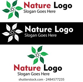 Nature leaf logo for professional or personal use.