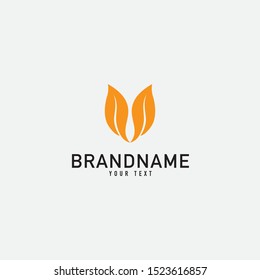 Nature leaf logo. Round emblem flower in a Natural in linear style. for design shop, cosmetic, beauty, perfume, spa, yoga.