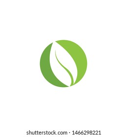 nature leaf logo and symbol template
