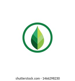 nature leaf logo and symbol template